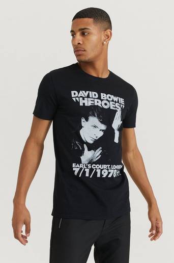 Rock Off T-Shirt David Bowie Tee Svart