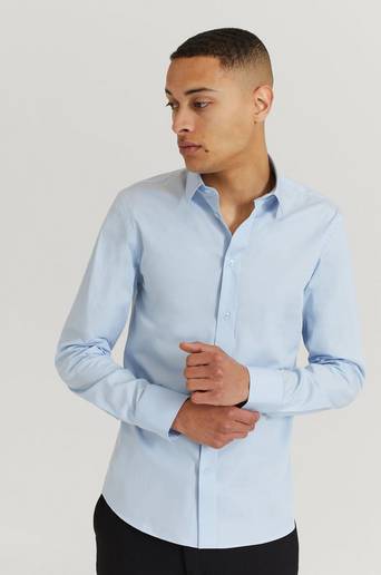 Filippa K Skjorta M. Paul Stretch Shirt Blå