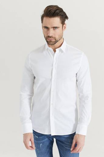 Filippa K Skjorta M. Paul Stretch Shirt Vit