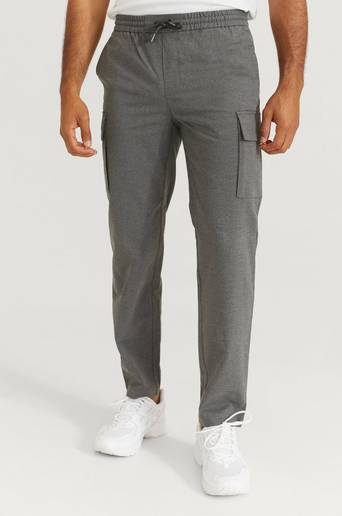 JUNK de LUXE Joggingbyxor Elasticated Jogger Pants Grå