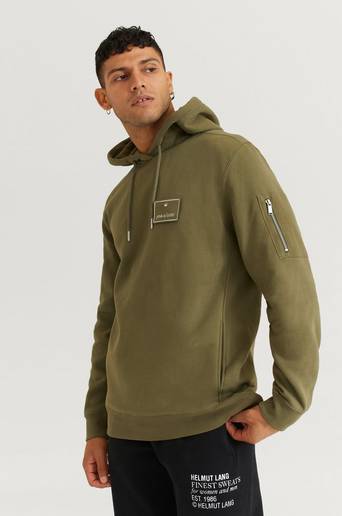 JUNK de LUXE Hoodie Brushed Sweat Hoodie Grön