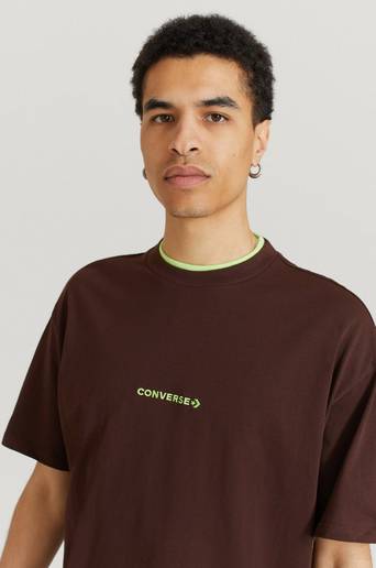 Converse T-Shirt Converse Cut And Sew Tee Brun