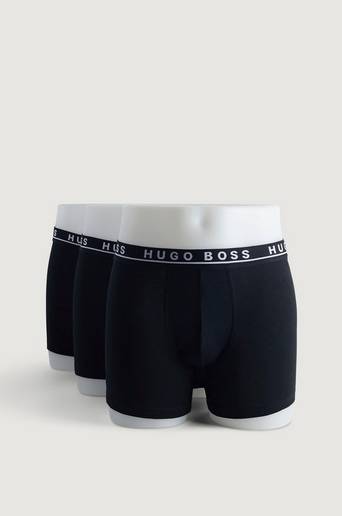 BOSS Boxerkalsonger 3-Pack Boxer Brief Svart