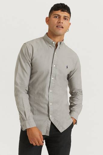 Polo Ralph Lauren Oxford Long Sleeve Sport Shirt Grå
