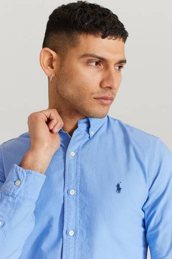 Polo Ralph Lauren Oxford Long Sleeve Sport Shirt Blå