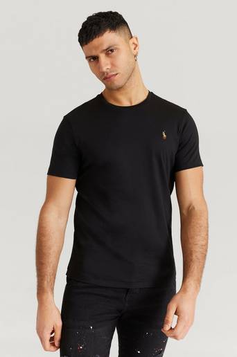 Polo Ralph Lauren T-shirt Pima Polo Short Sleeve Svart