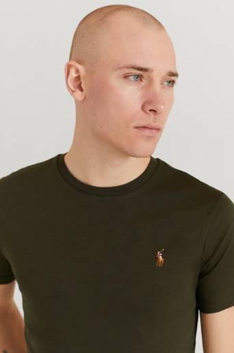 Polo Ralph Lauren T-shirt Pima Polo Short Sleeve Grön