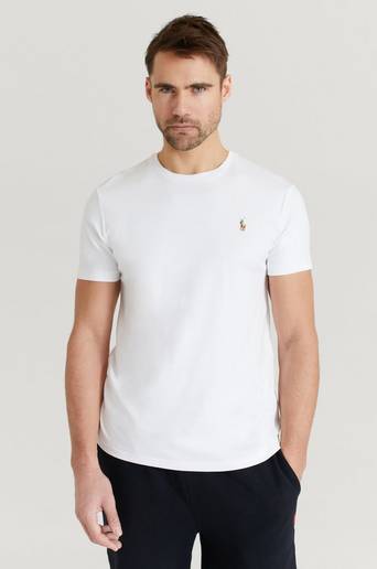 Polo Ralph Lauren T-shirt Pima Polo Short Sleeve Vit