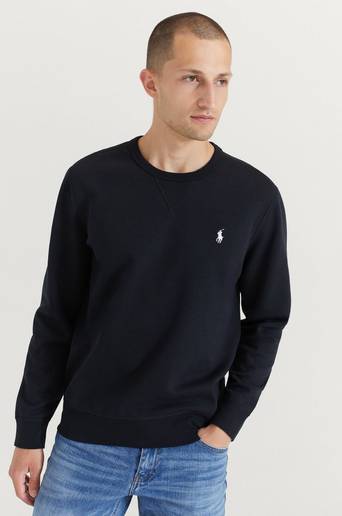 Polo Ralph Lauren Sweatshirt Double Knit Tech Long Sleeve Svart