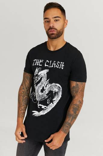 Rock Off T-Shirt The Clash Tee Svart