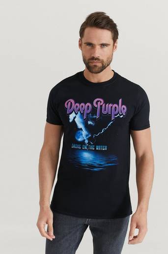 Rock Off T-shirt Deep Purple Tee Svart