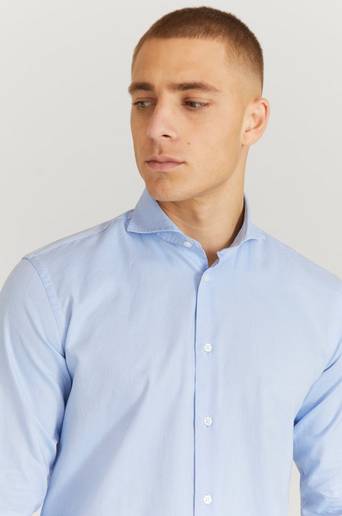 Pour Skjorta Oxford Shirt Blå