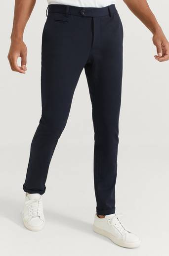 Pour Byxor Soft Trousers Blå