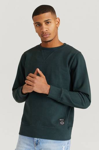 Replay Sweatshirt Jumper Grön