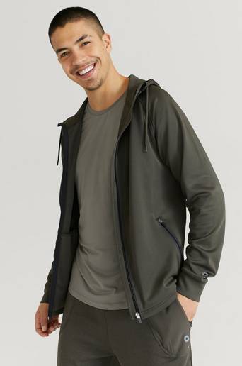 Studio Total Athleisure Tröja Everyday Track Jacket Grön