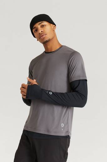 Studio Total Athleisure T-Shirt Tech Tee Grå