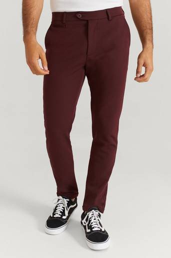 Les Deux Byxor Como Suit Pants Röd