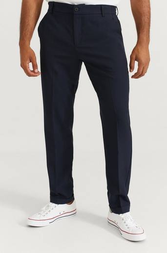 Les Deux Byxor Pino Elastic Waist Pants Blå