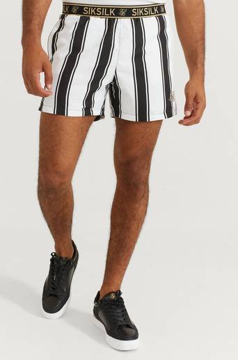 SIKSILK Shorts Standard Swimshorts Vit