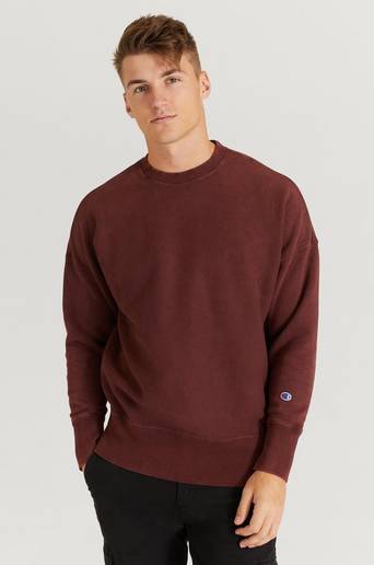 Champion Reverse Weave Sweatshirt Crewneck Sweatshirt Brun