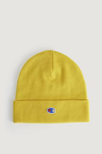 Champion Reverse Weave Mössa Beanie Cap Gul