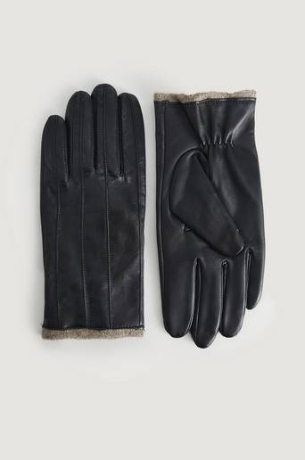 KAV Handskar Carl Leatherglove Svart