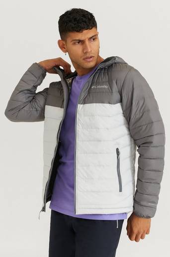 Columbia Jacka Powder Lite Hooded Jacket Grå