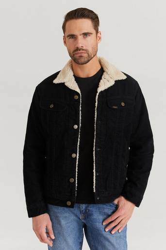 Lee Jacka Sherpa Jacket Svart