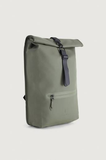 Rains Ryggsäck Roll Top Rucksack Grön