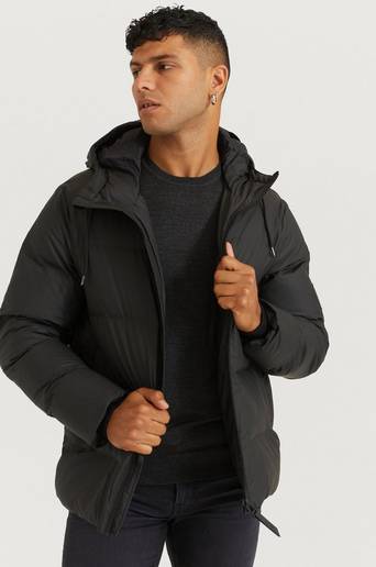 Rains Regnjacka Puffer Rains Jacket Svart