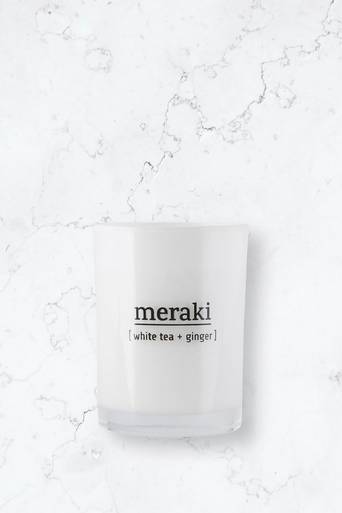 Meraki Doftljus White Tea & Ginger 35 tim