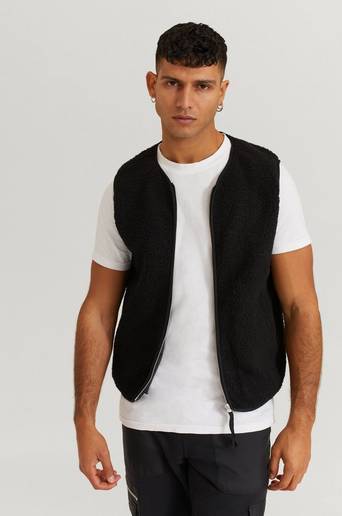 Legends Väst Hobson Sherpa Vest Svart