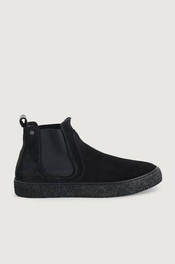 Sneaky Steve Boots Sluggish Suede Shoe Svart