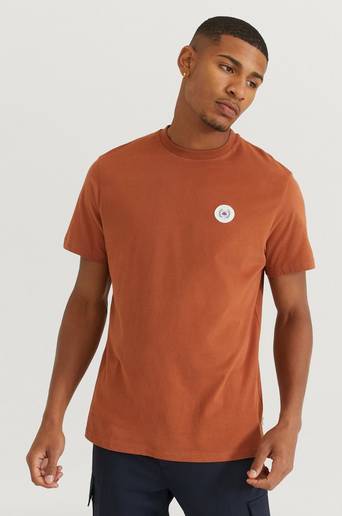 Woodbird T-Shirt Our Jarvis Patch Tee Brun