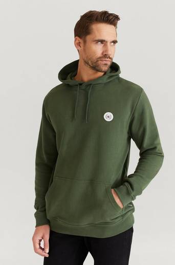 Woodbird Hoodie Our Shaxy Patch Hood Grön