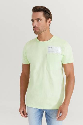 Helmut Lang T-Shirt Heavy Tee Industry Gul