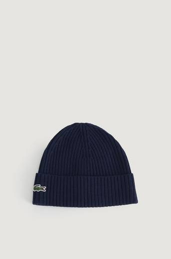 Lacoste Mössa Rib Hat Blå