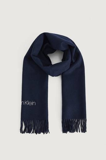 Calvin Klein Halsduk Wocen Scarf Blå