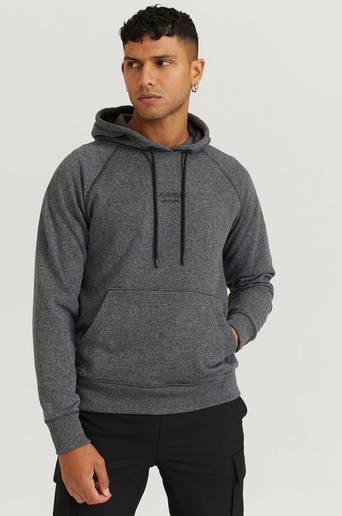 Calvin Klein Hoodie Small Logo Mouline Hoodie Svart