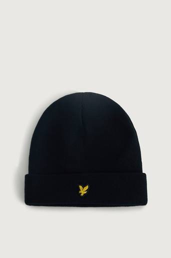 Lyle & Scott Mössa Lyle Eagle Beanie Svart