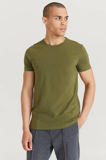 Tommy Hilfiger T-Shirt Stretch Slim Fit Tee Grön