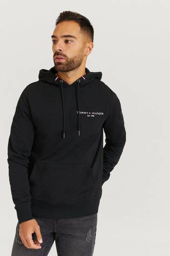 Tommy Hilfiger Hoodie Tommy Small Logo Hoody Svart