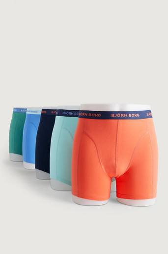 Björn Borg 5-Pack Boxerkalsonger Shorts Sammy Seasonal Sol Multi