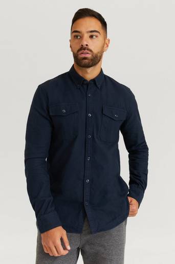 JUNK de LUXE Overshirt Gunne Blå