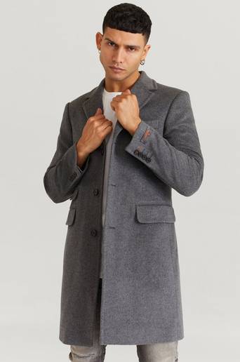 Morris Rock Wesley Wool Cashmere Coat Grå