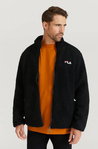 FILA Ziptröja Men Satoshi Sherpa Fleece Svart