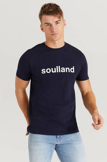 Soulland T-Shirt Chuck T-shirt Blå