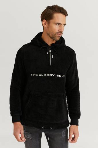 The Classy Issue Hoodie Cozy Hoodie Svart