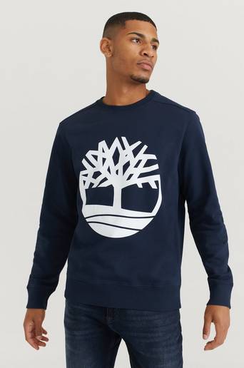 Timberland Sweatshirt Core Logo Crew Bb Blå