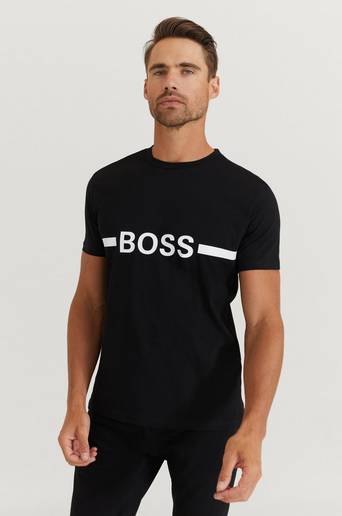 BOSS T-shirt RN Slim Svart